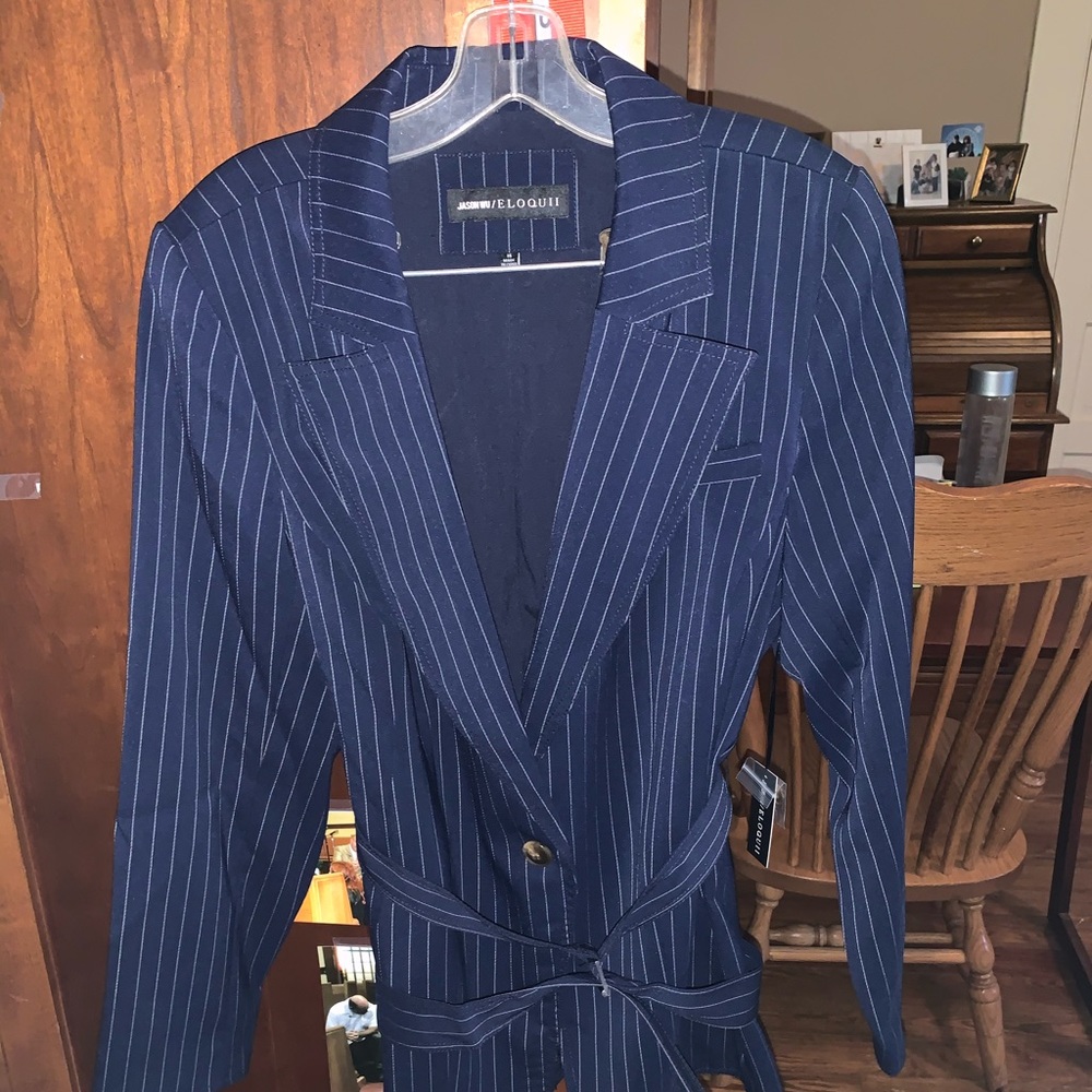 Jason Wu Eloquii Navy suit size 16